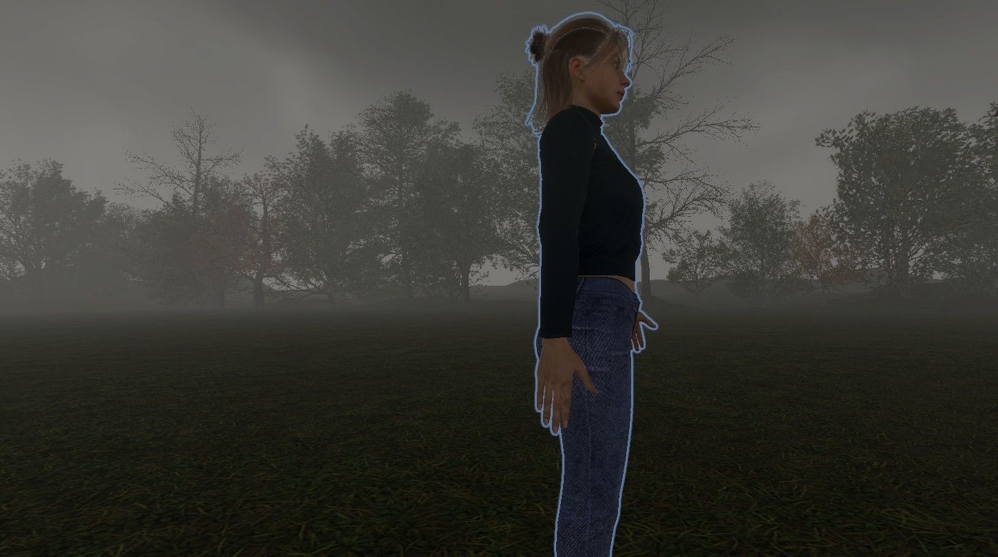 Realistic 3D Model of a Woman 3D model_5