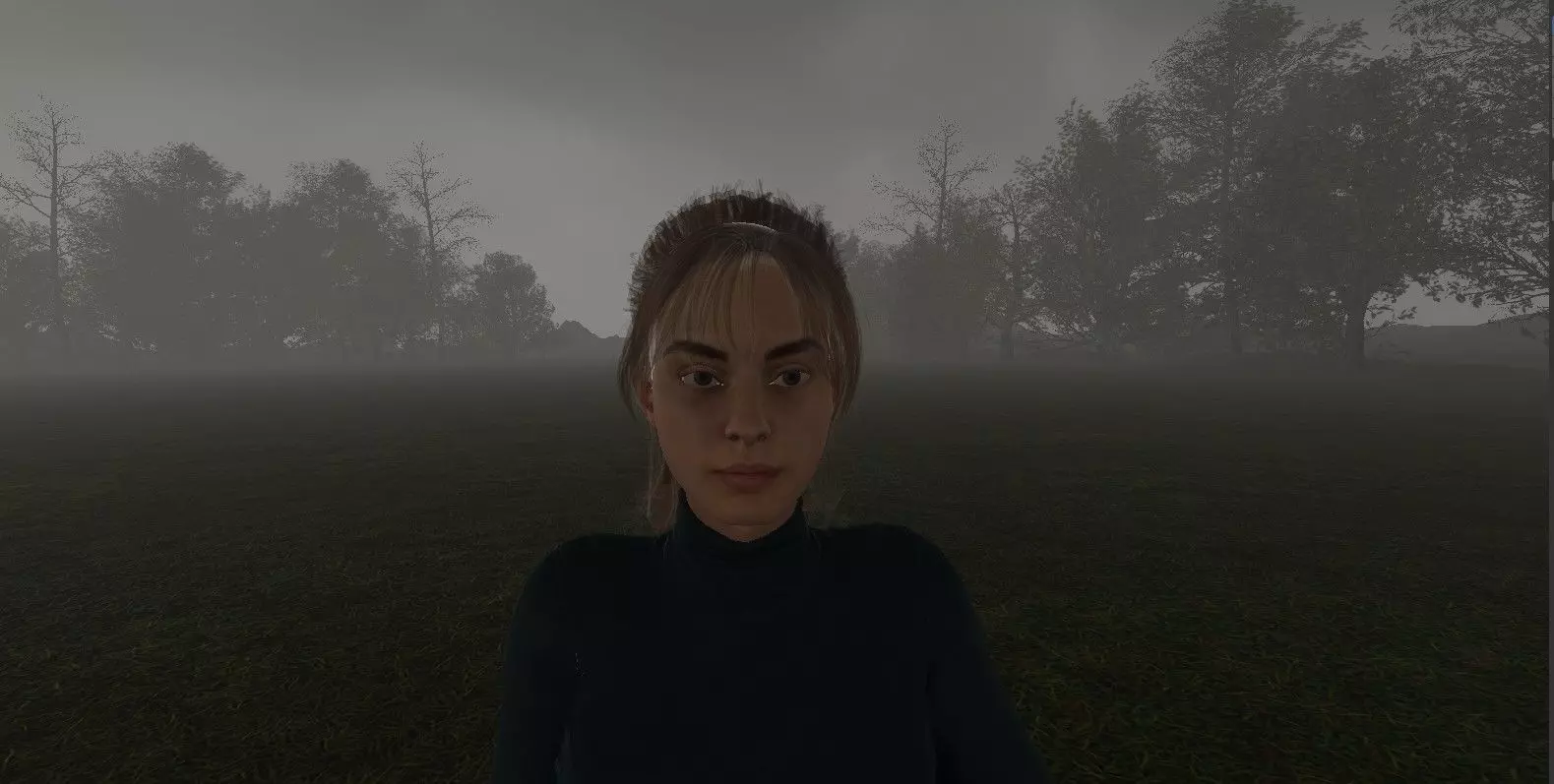 Realistic 3D Model of a Woman 3D model_0