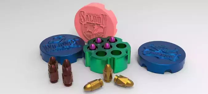 Bullet Shaped Polyhedral Dice D4-D100 3D print model