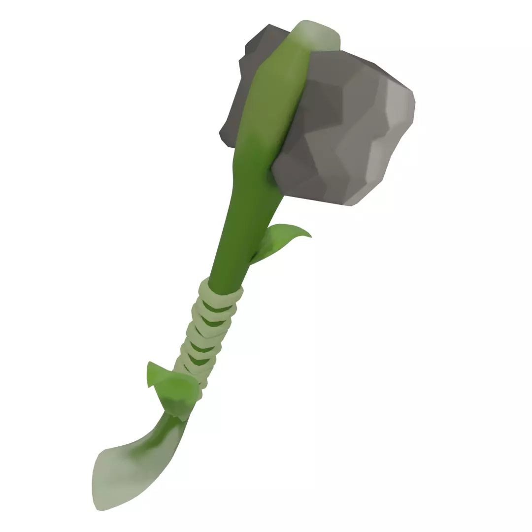 small primitive ax Free 3D model
