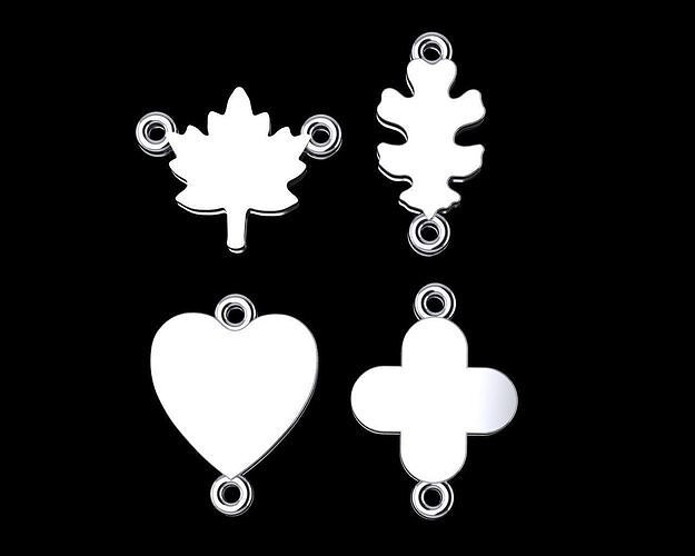  pendants Free 3D print model