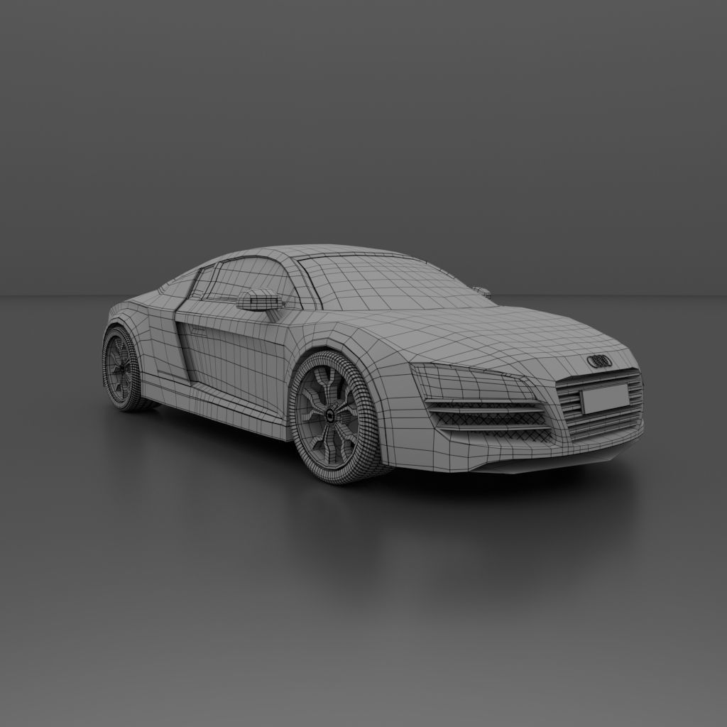 3D model Audio R8 model VR / AR / low-poly | CGTrader