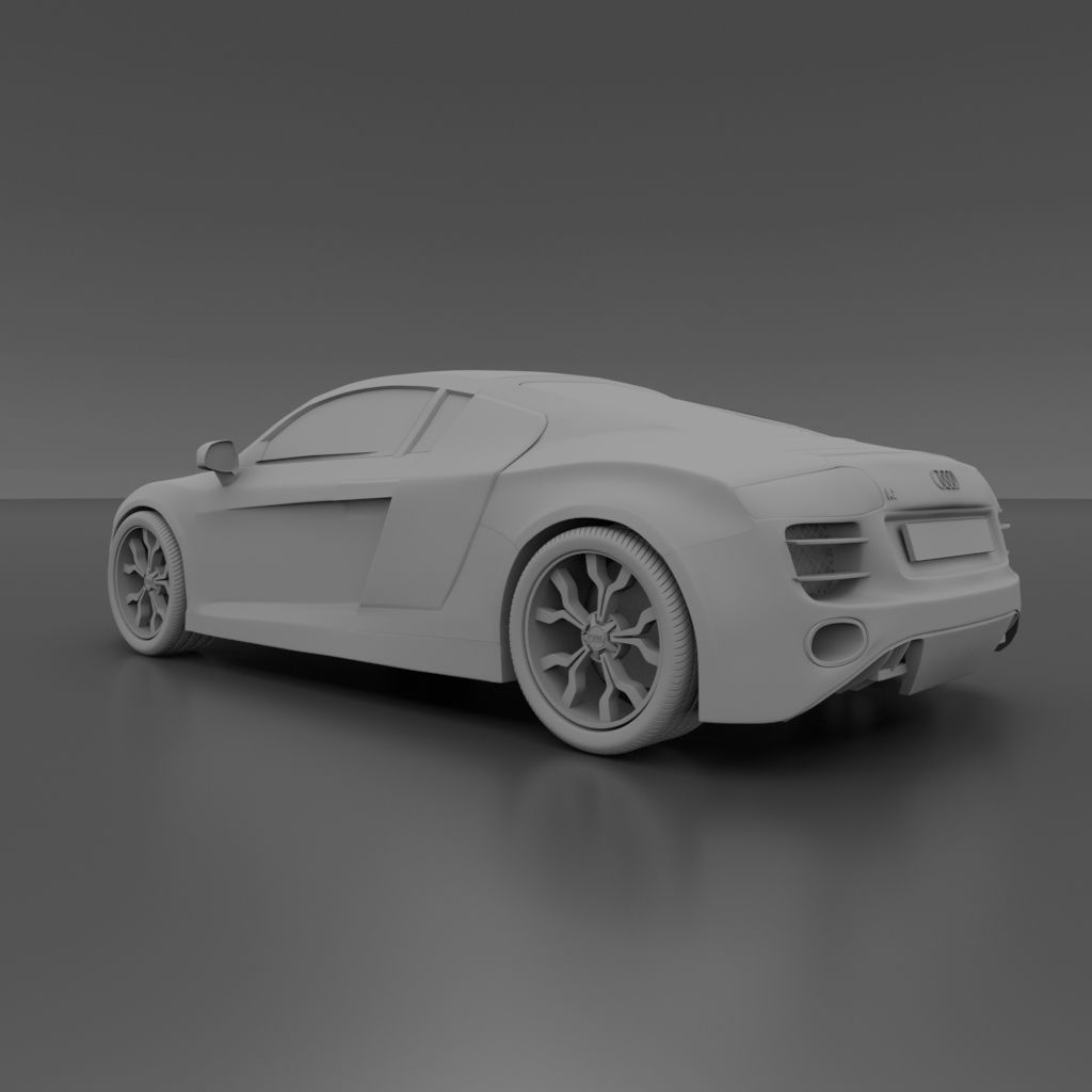 3D model Audio R8 model VR / AR / low-poly | CGTrader