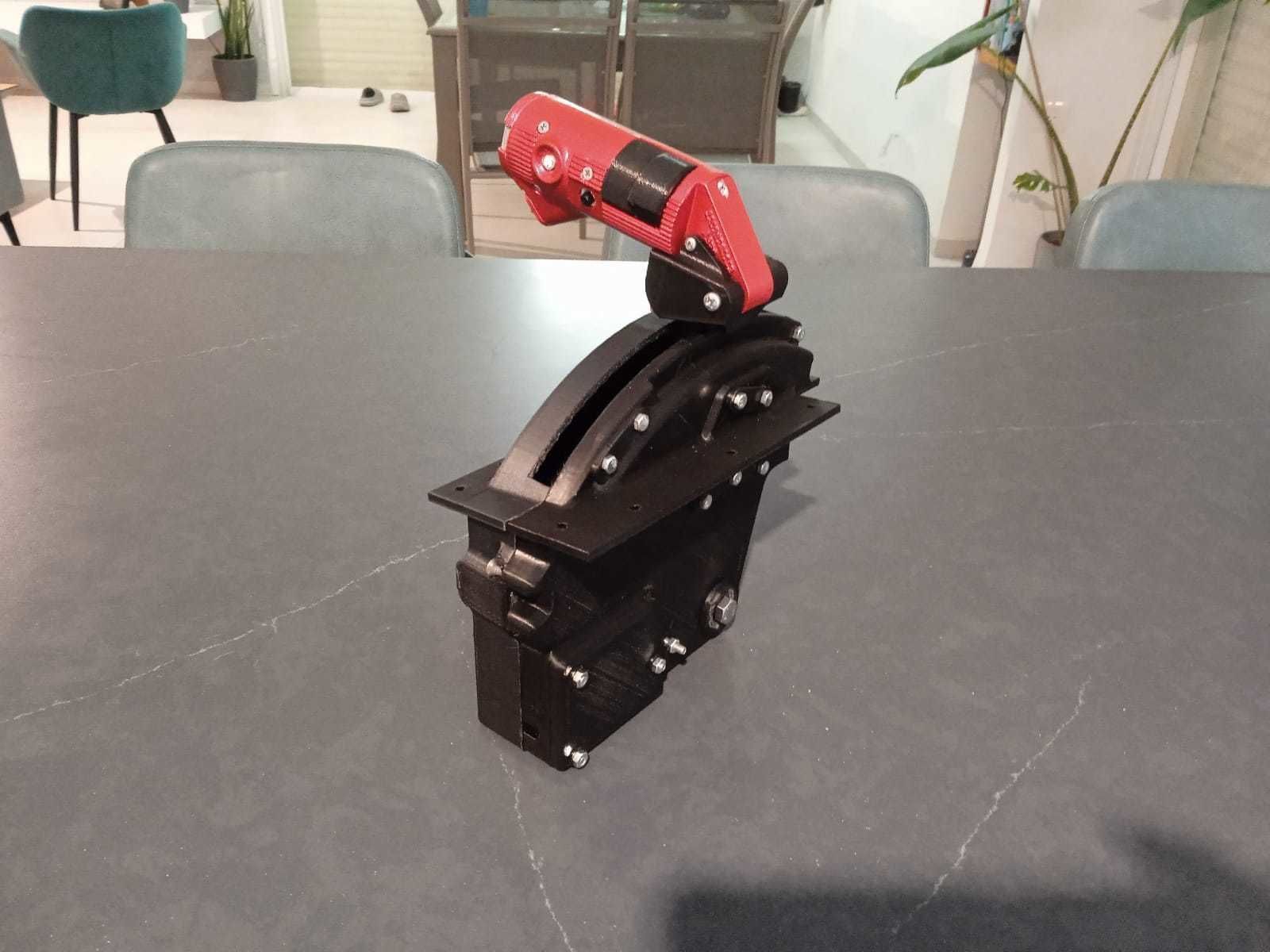 Mirage F1 Throttle assembly for simulation 3D print model_2