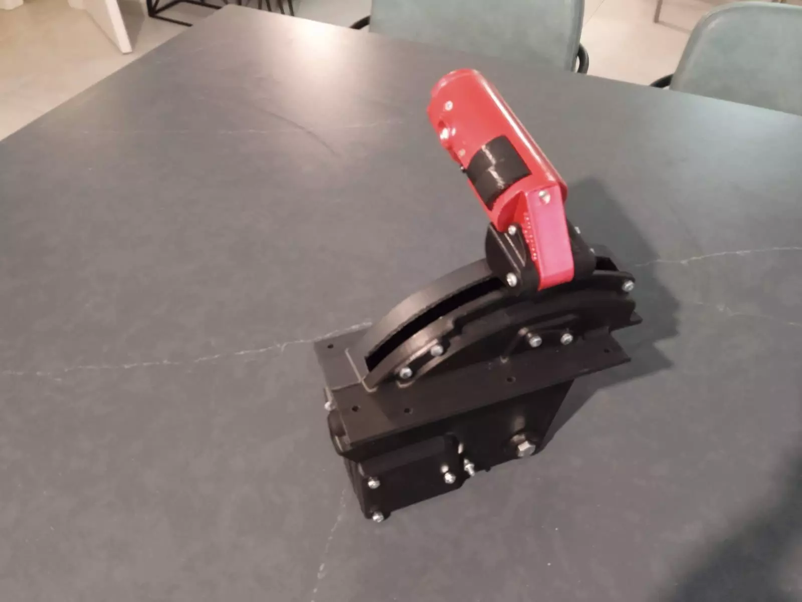 Mirage F1 Throttle assembly for simulation 3D print model_0