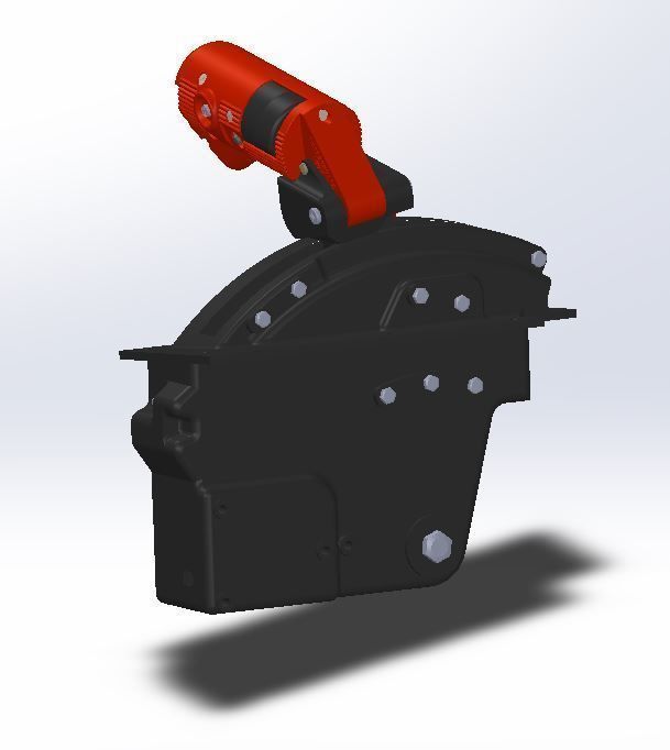 Mirage F1 Throttle assembly for simulation 3D print model_4