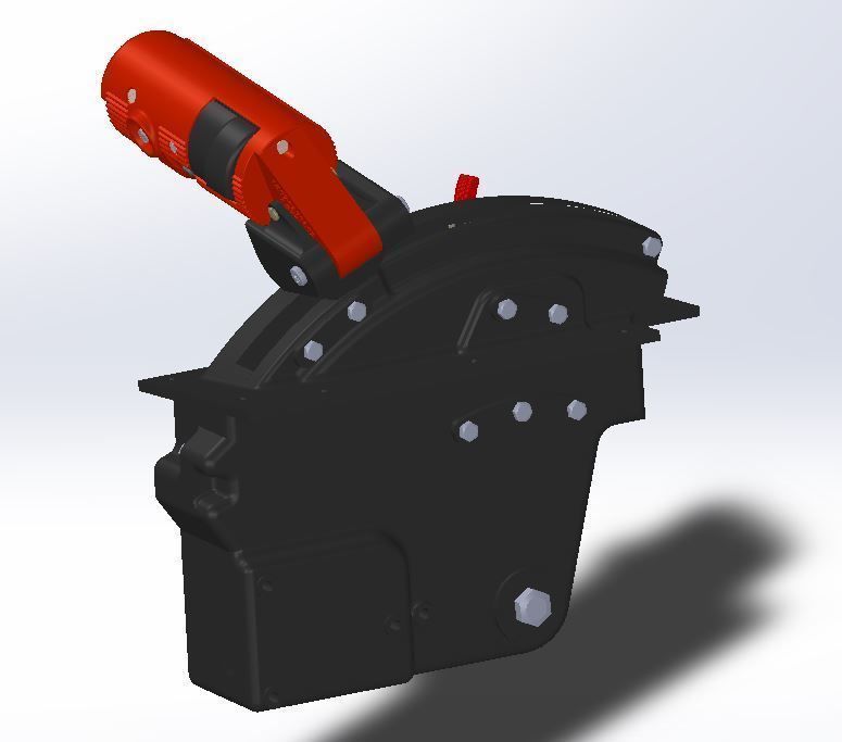 Mirage F1 Throttle assembly for simulation 3D print model_6