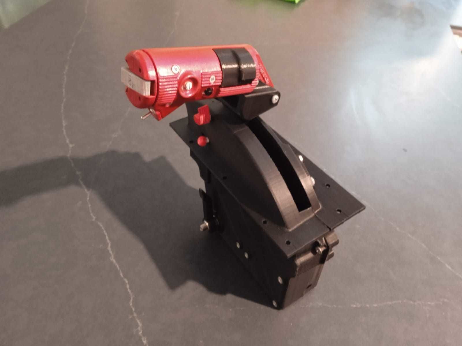 Mirage F1 Throttle assembly for simulation 3D print model_1