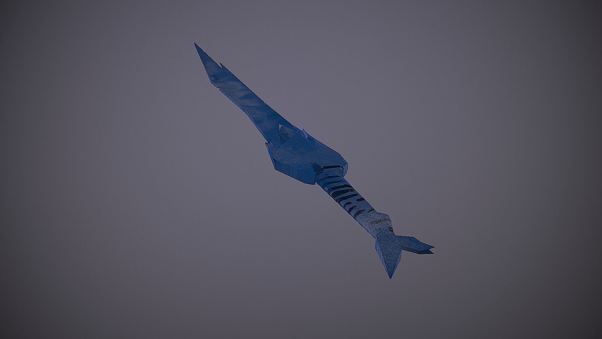 Blade of Eternal Frost Low-poly 3D model_2