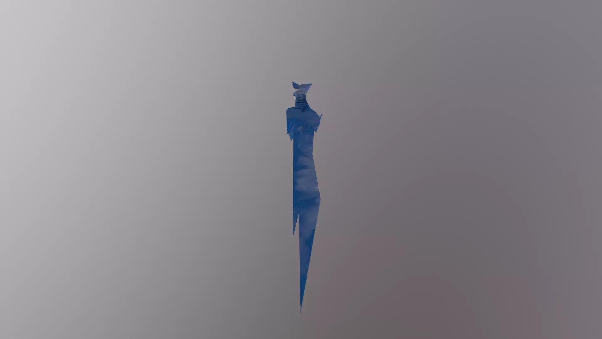 Blade of Eternal Frost Low-poly 3D model_0