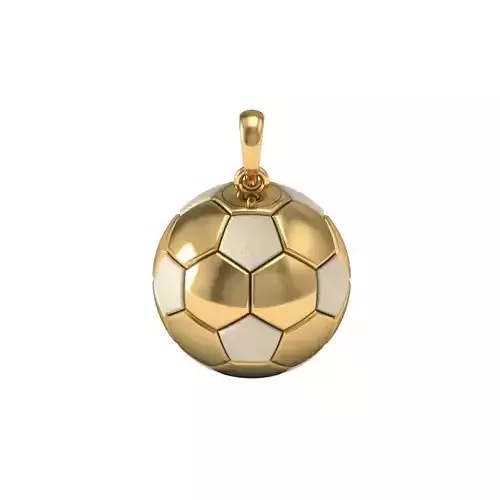 football ash pendant