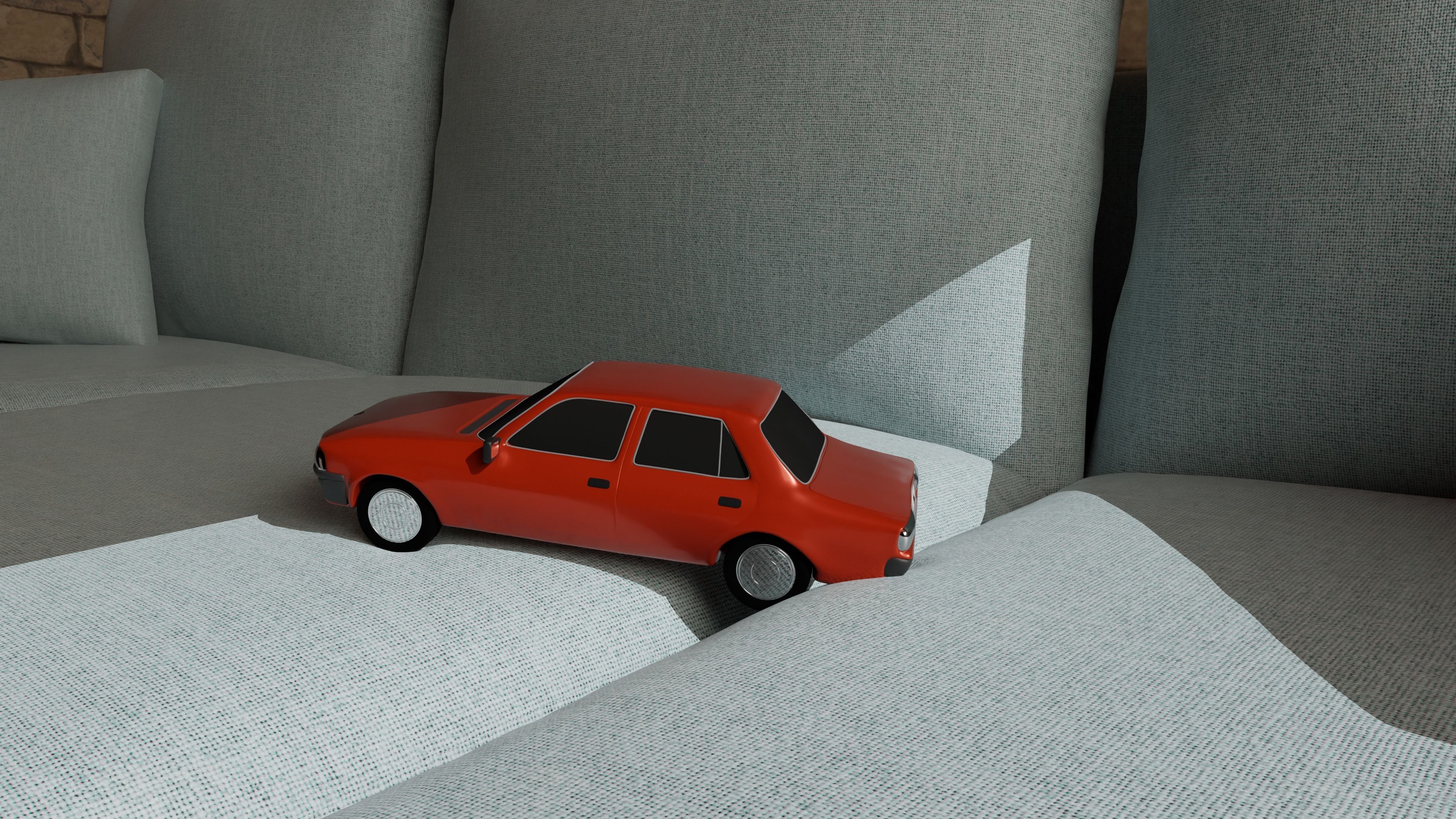 Toy car - Peugeot 505 3D model_6