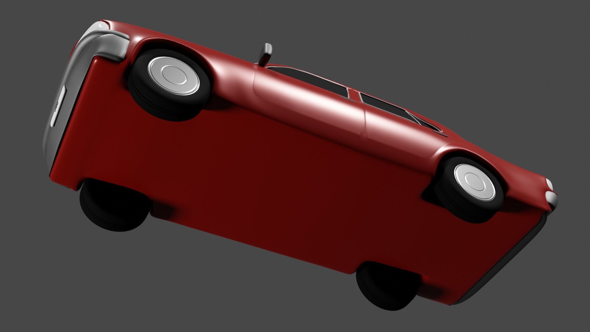 Toy car - Peugeot 505 3D model_5