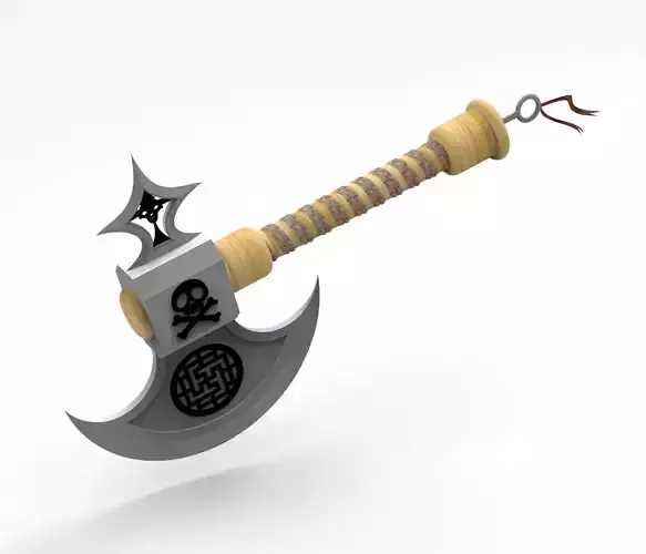 vikings war ax 3D print model