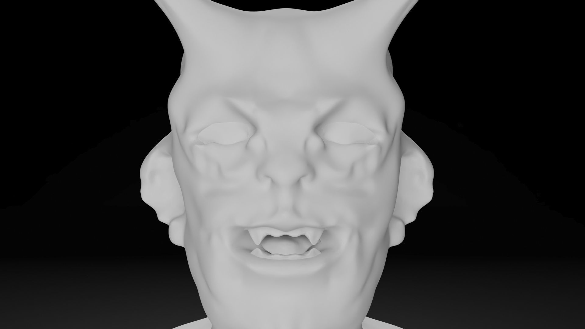 Horror monster model AAA Low-poly Low-poly 3D model_4