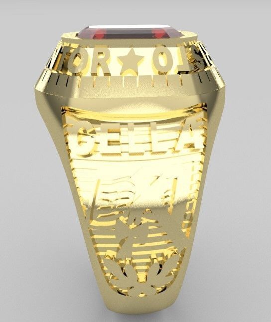 anillo grados cristo redentor 14 gramos talla 10 3D print model_3