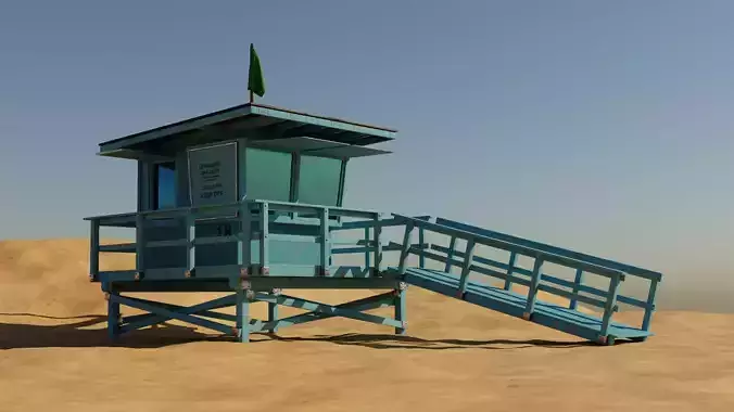 Beach Lifeguard cabin