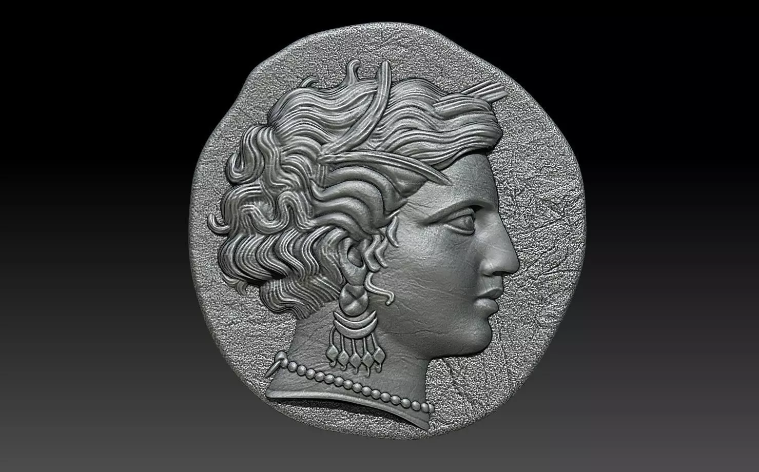 DEMETER COIN 3D print model
