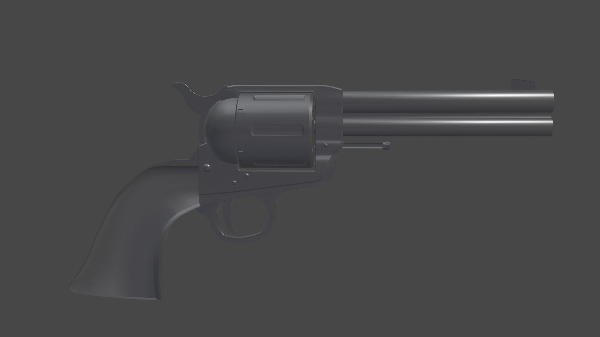 Remington Model 1890 Low-poly 3D model_12