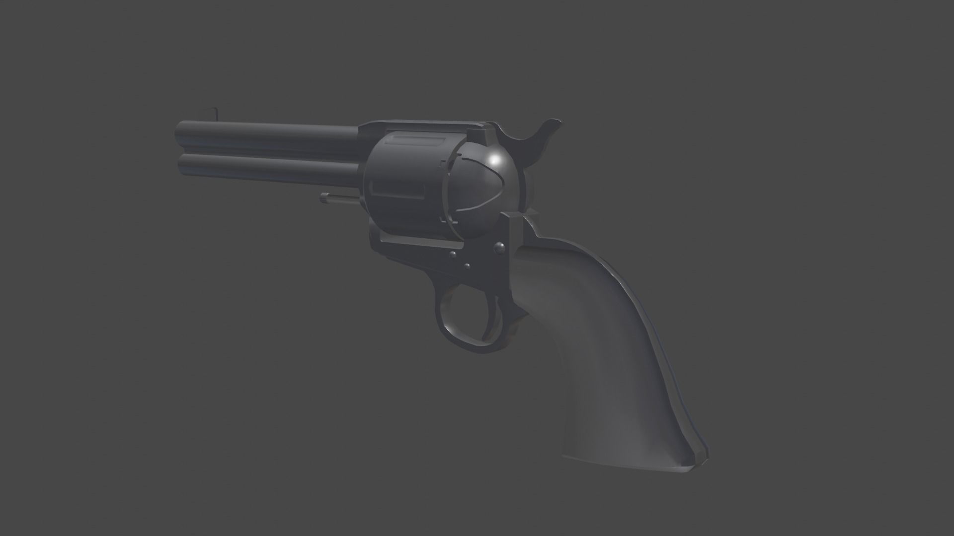 Remington Model 1890 Low-poly 3D model_13