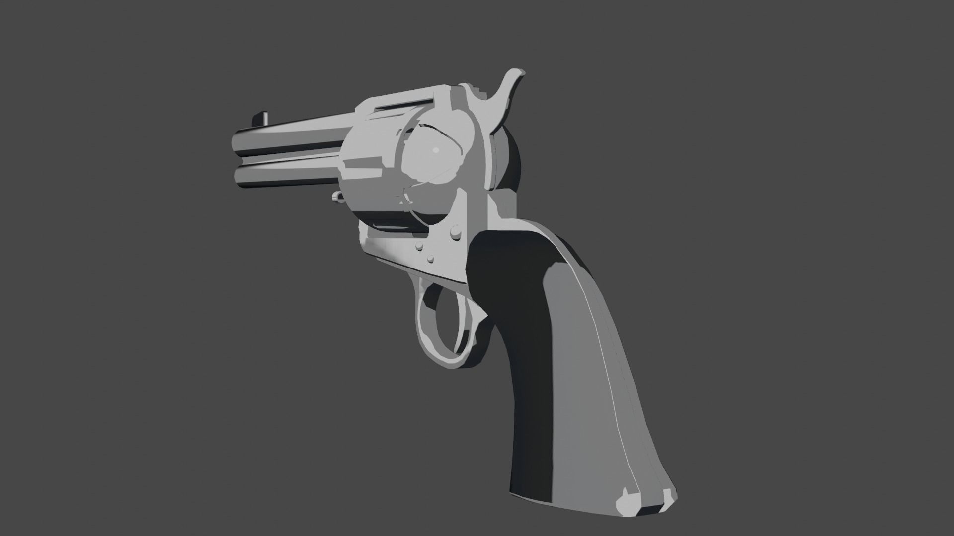 Remington Model 1890 Low-poly 3D model_9