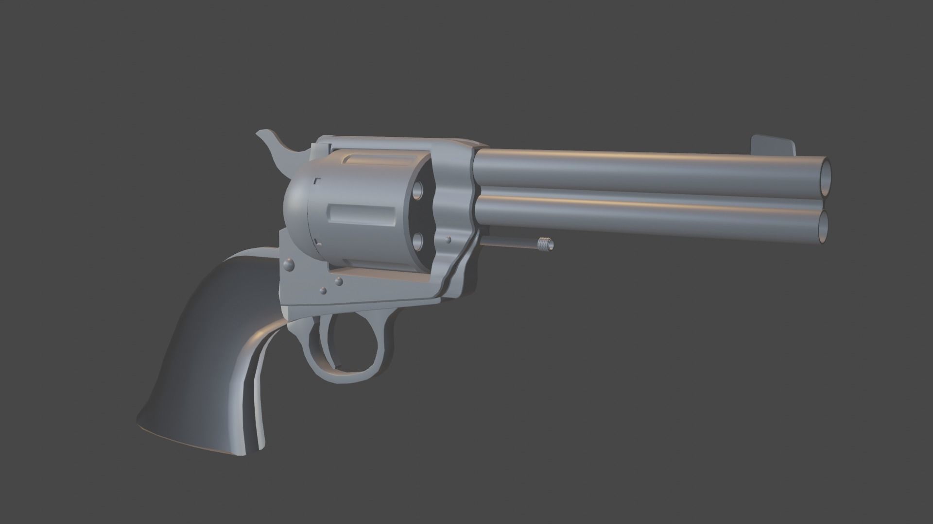 Remington Model 1890 Low-poly 3D model_14