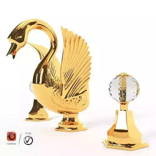 Swan Faucet Design Gold