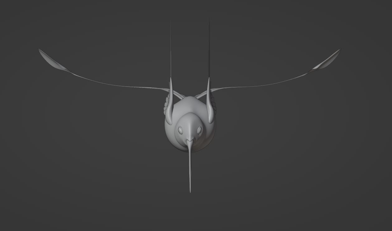 hummingbird 3D model_2