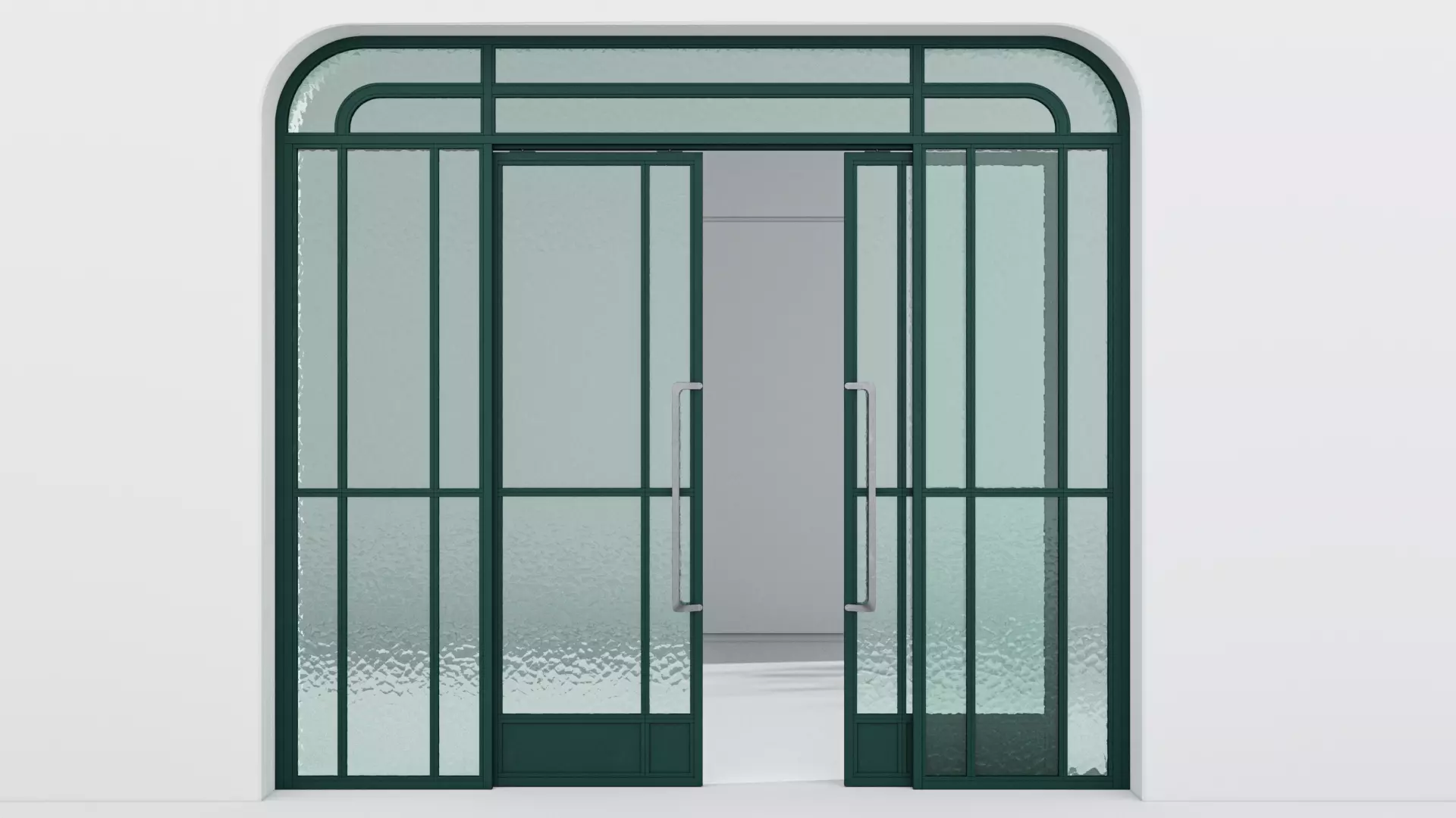 Aluminium door 351 3D model_0