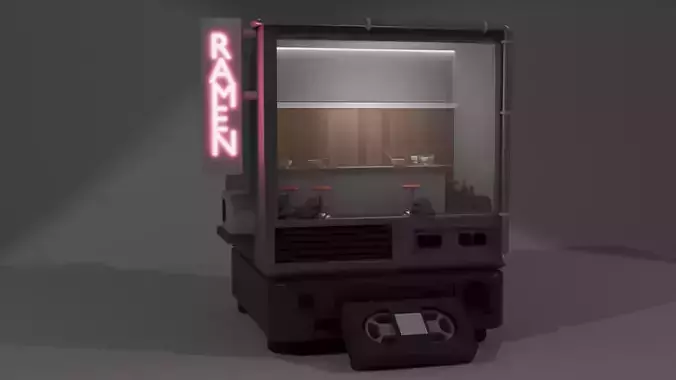 Old School Tv Ramen Shop