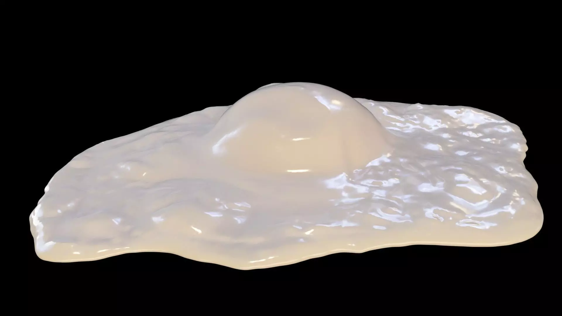 Cooked Egg 3D model_0