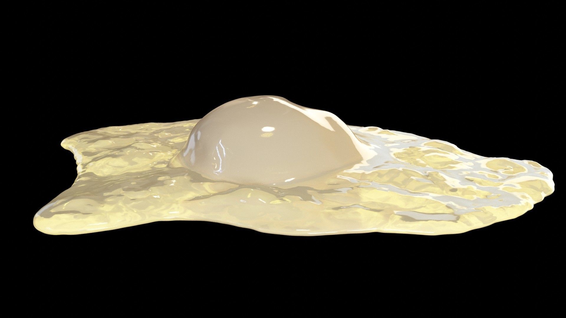 Cooked Egg 3D model_4