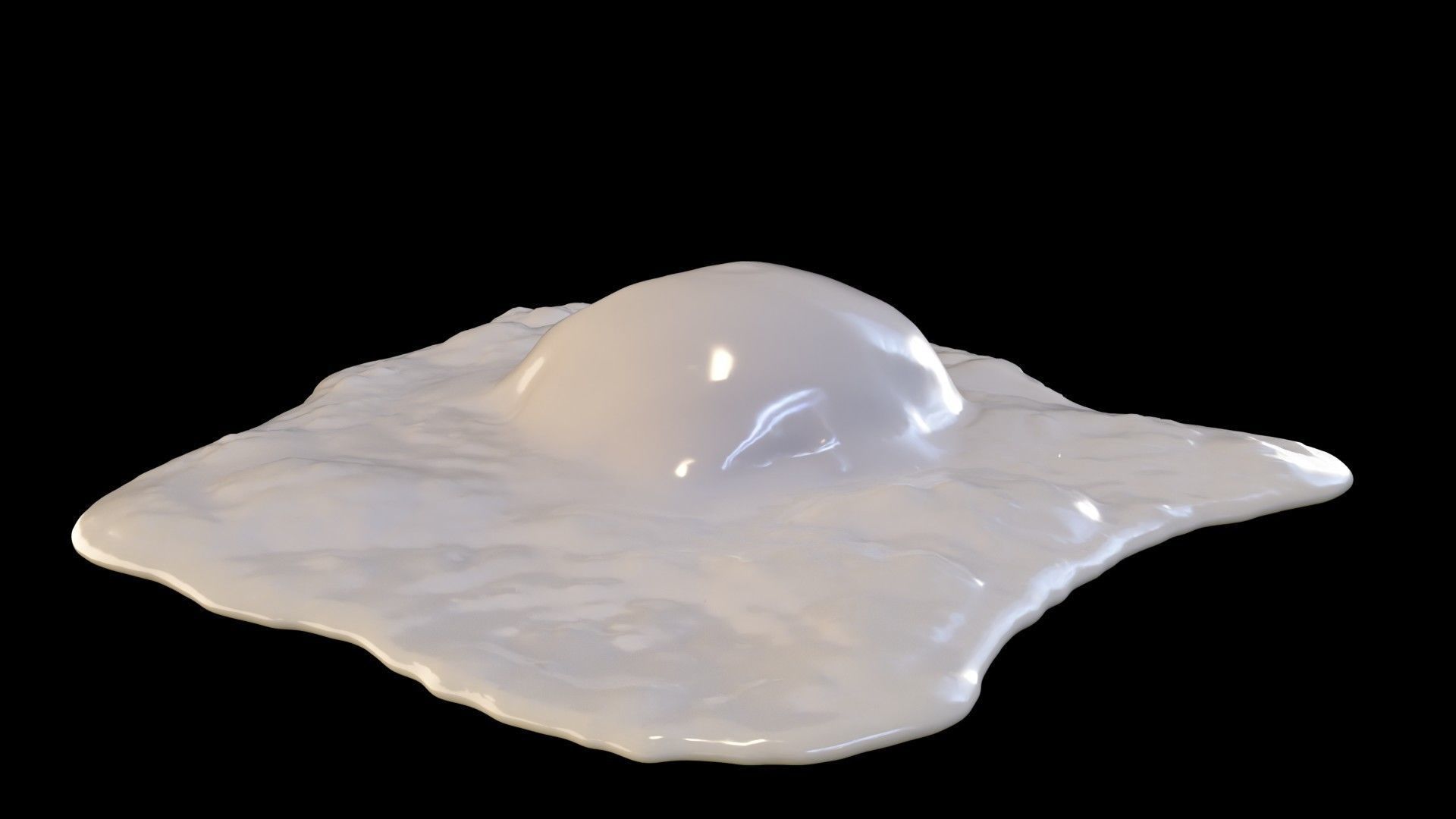 Cooked Egg 3D model_1