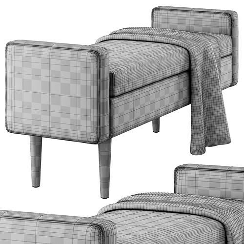 Bench Mosier by Hashtag Home 3D model 4