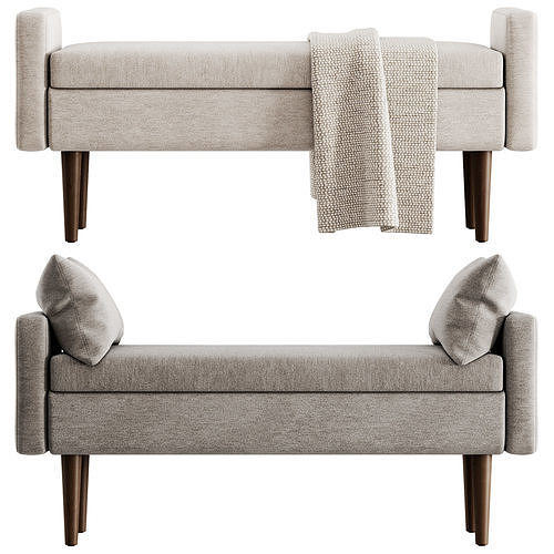 Bench Mosier by Hashtag Home 3D model 2