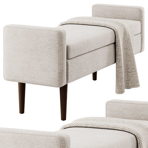 Bench Mosier by Hashtag Home 3D model 3