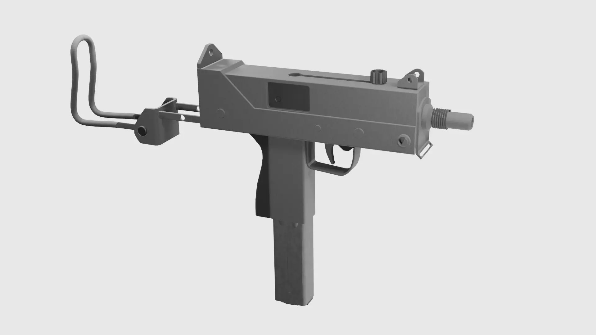 MAC M10 smg Free 3D model