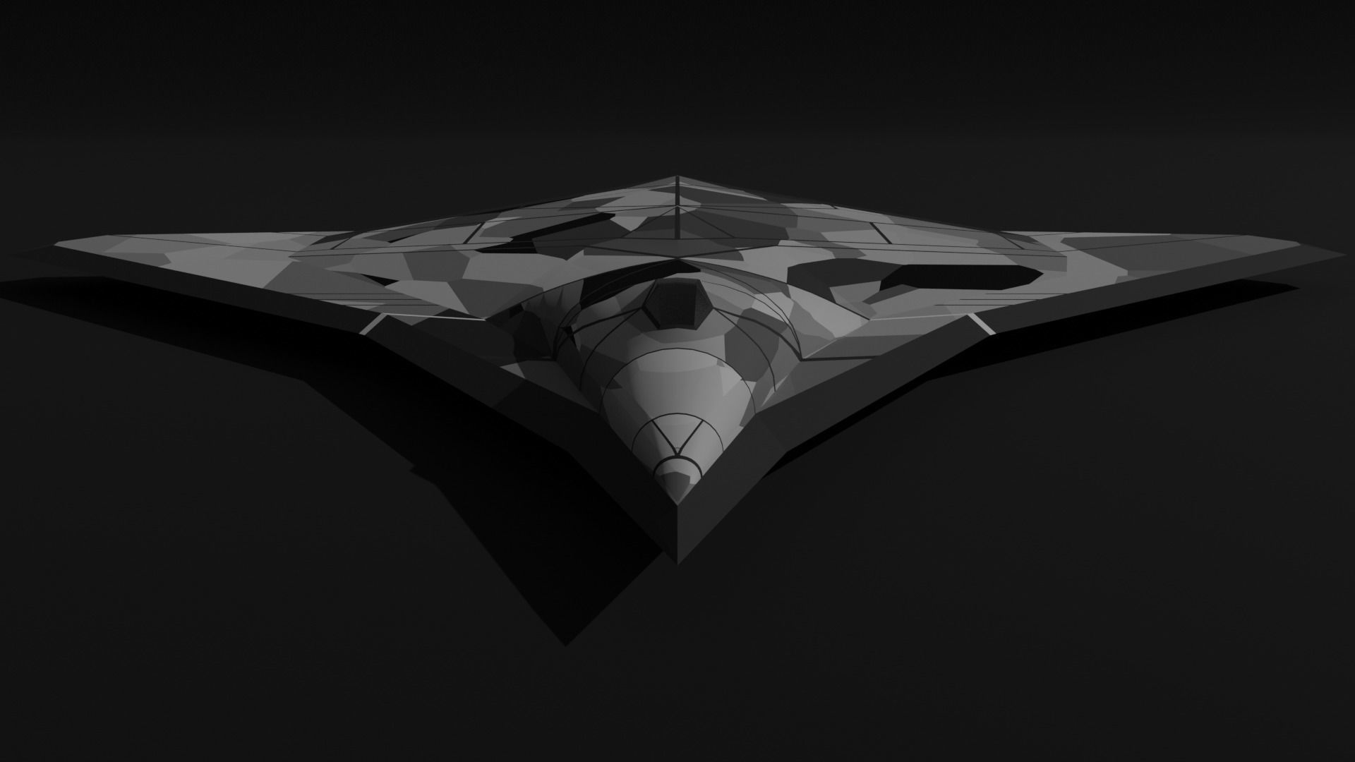 XS-5 Custom Space Fighter Free 3D model_1