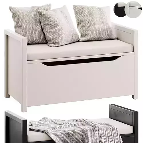 Shoe storage bench by Giantex 3D model