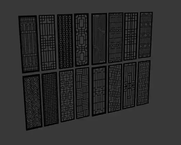 WALL PARTITIONS Free 3D model