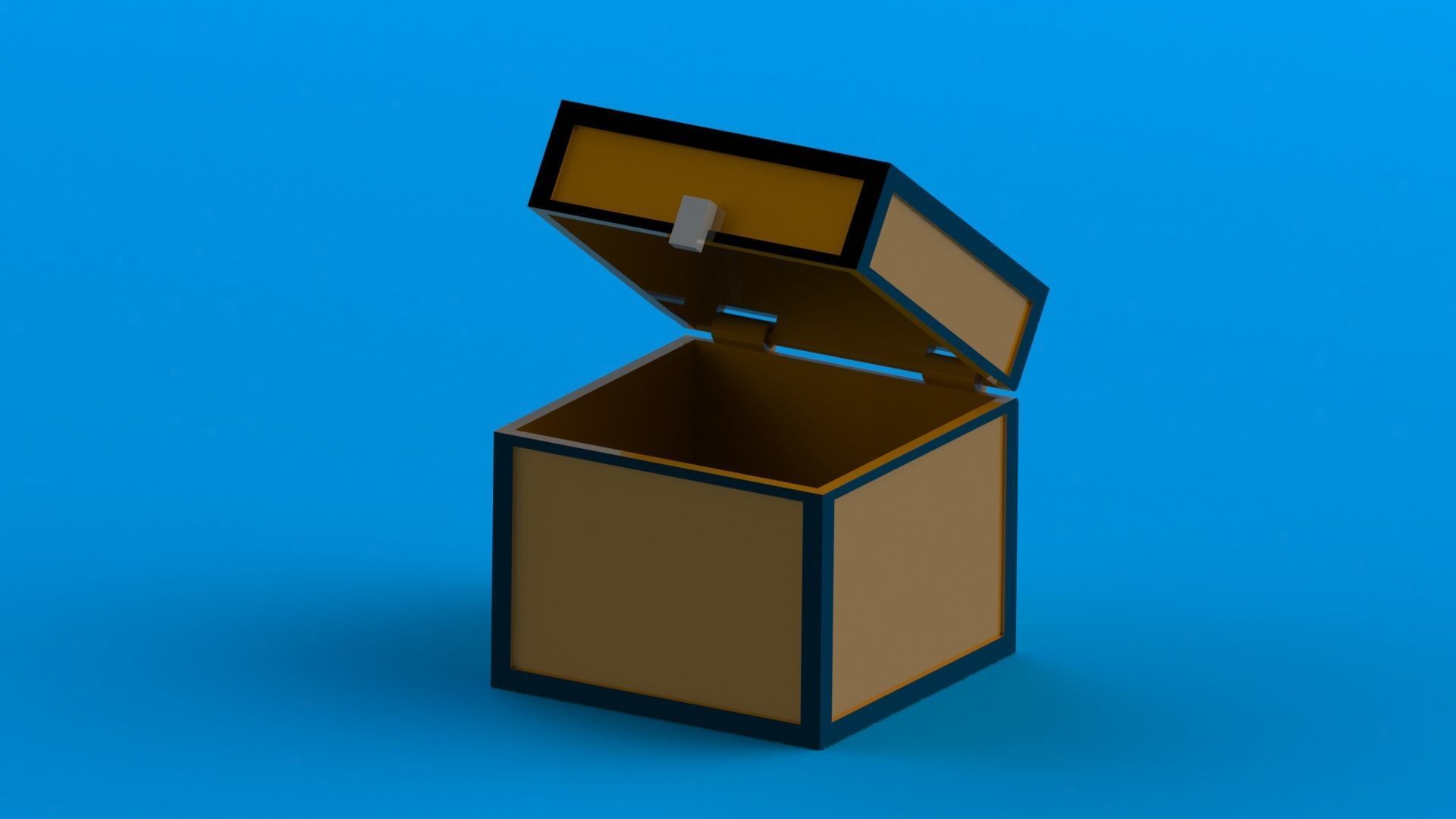 Minecraft Chest 3D model 3D printable | CGTrader