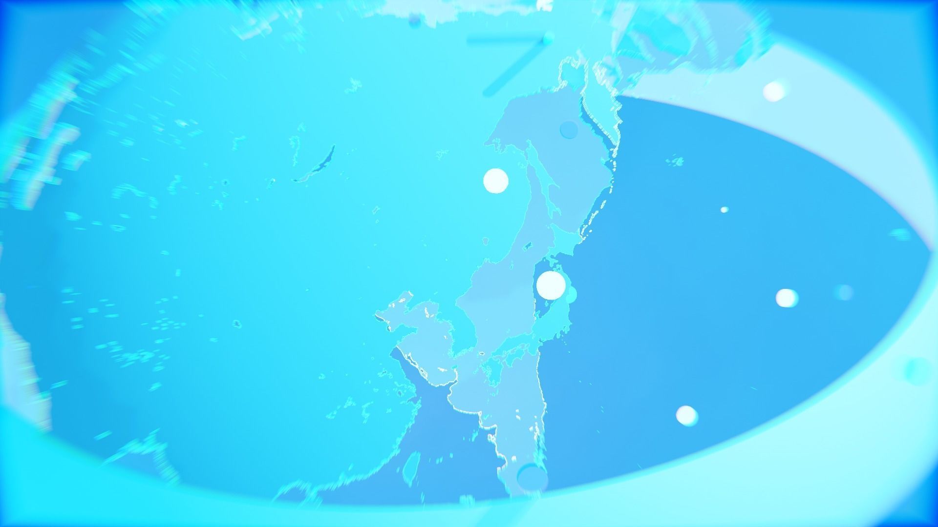 Earth planet solar system animation Low-poly 3D model_9