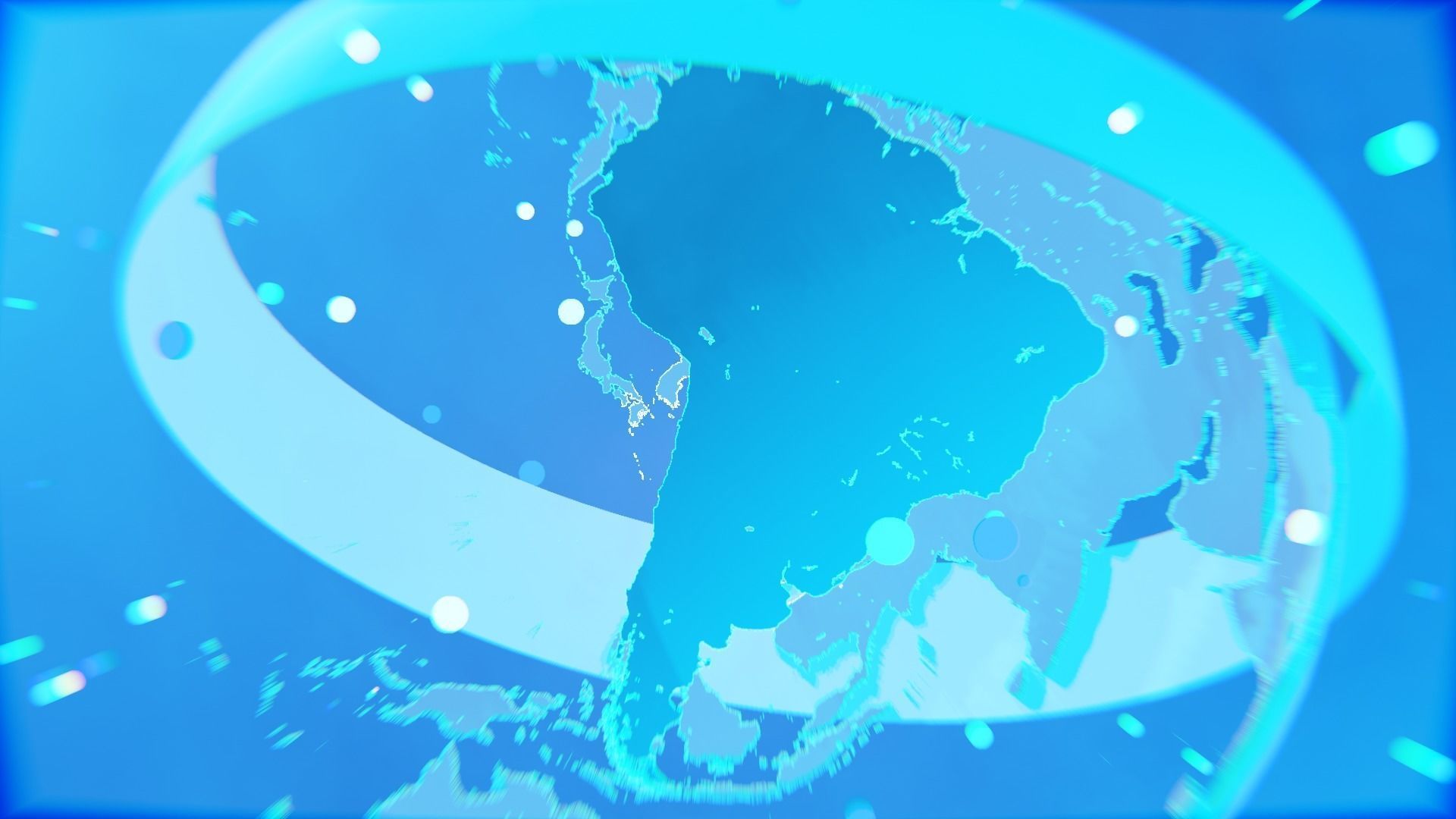 Earth planet solar system animation Low-poly 3D model_6