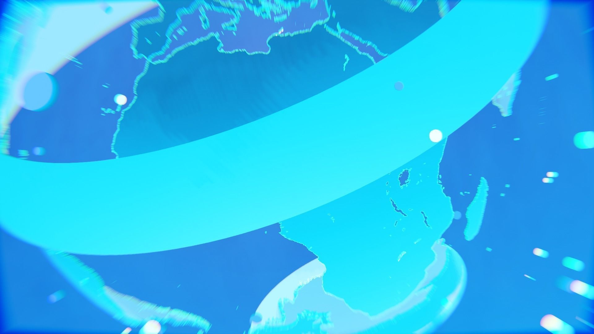 Earth planet solar system animation Low-poly 3D model_10