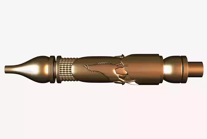 Carved hookah ornament for cnc 04