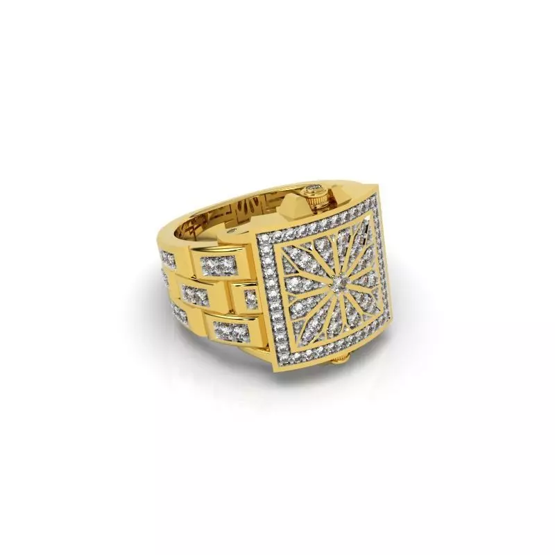 WATCH RING - JEWELRY 3D - AN-612 3D print model_0