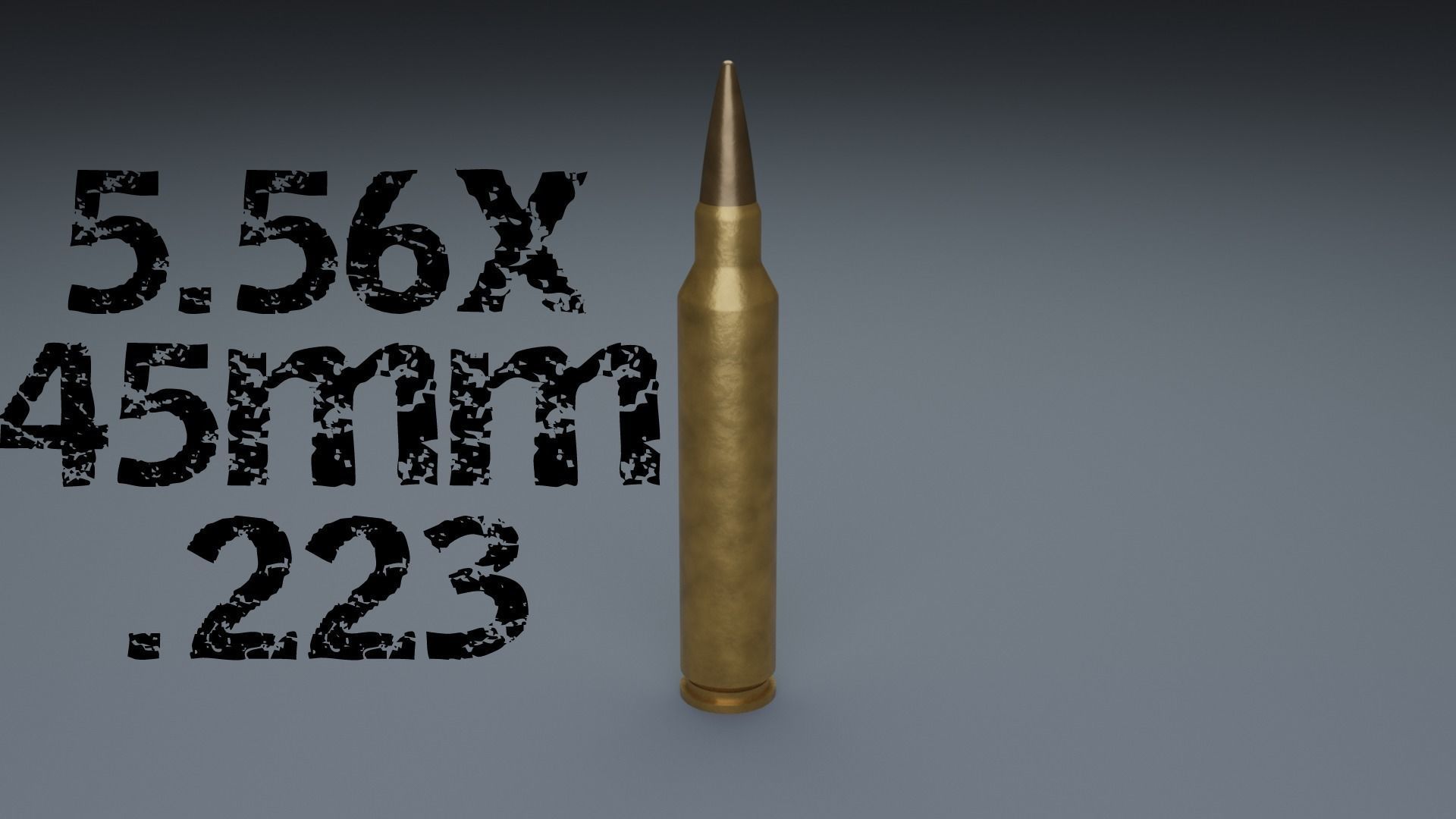 Common Bullet Types 3D model_7