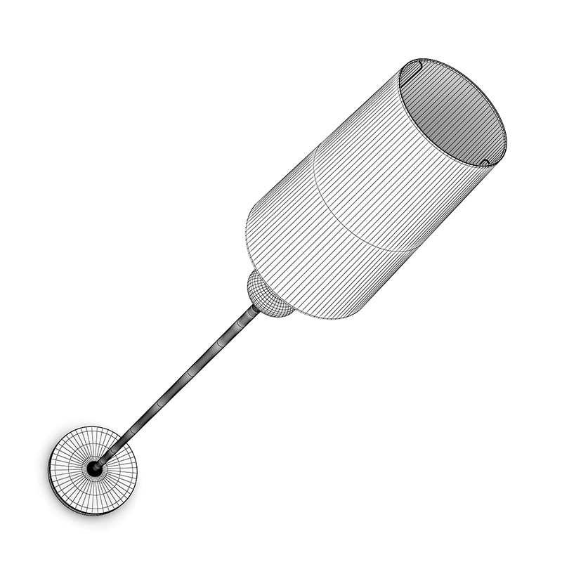 Standing Lamp 3D model_3