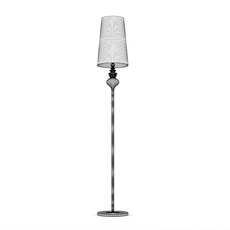 Standing Lamp 3D model_4