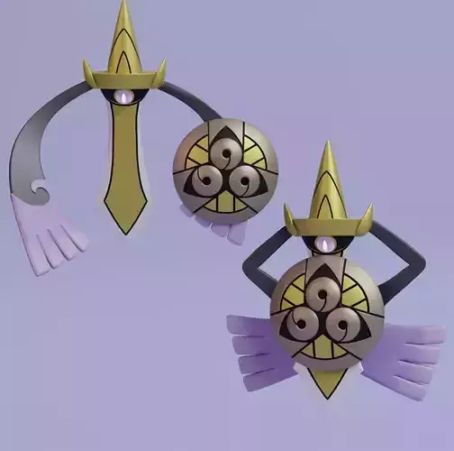 Pokemon - Aegislash with 2 poses